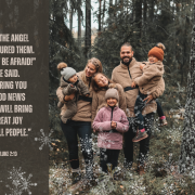 Joulukortti raamatun paikalla Luke2_10