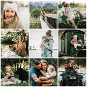 Nuppukuvaus Moody Lightroom-presetit mosaic